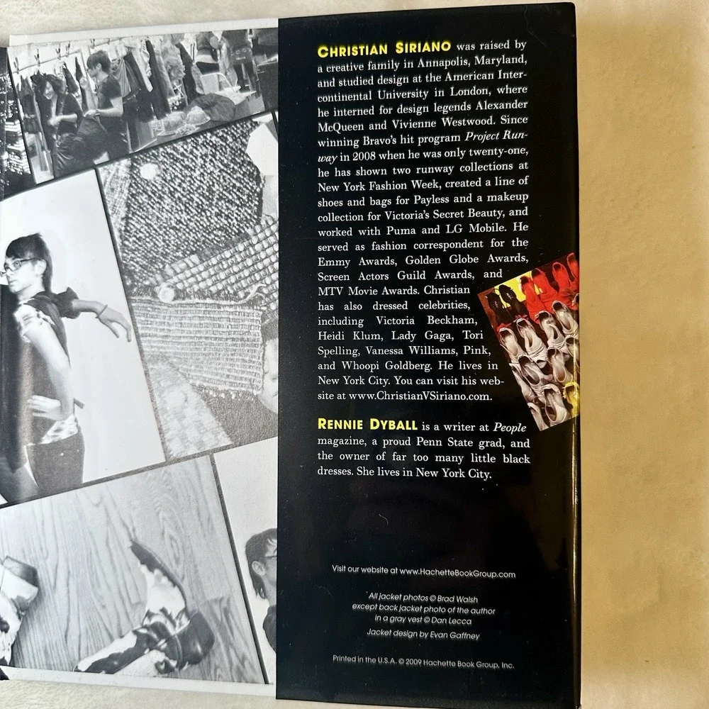 Fierce Style by Christian Siriano‎ Hardcover Fashion Style Book